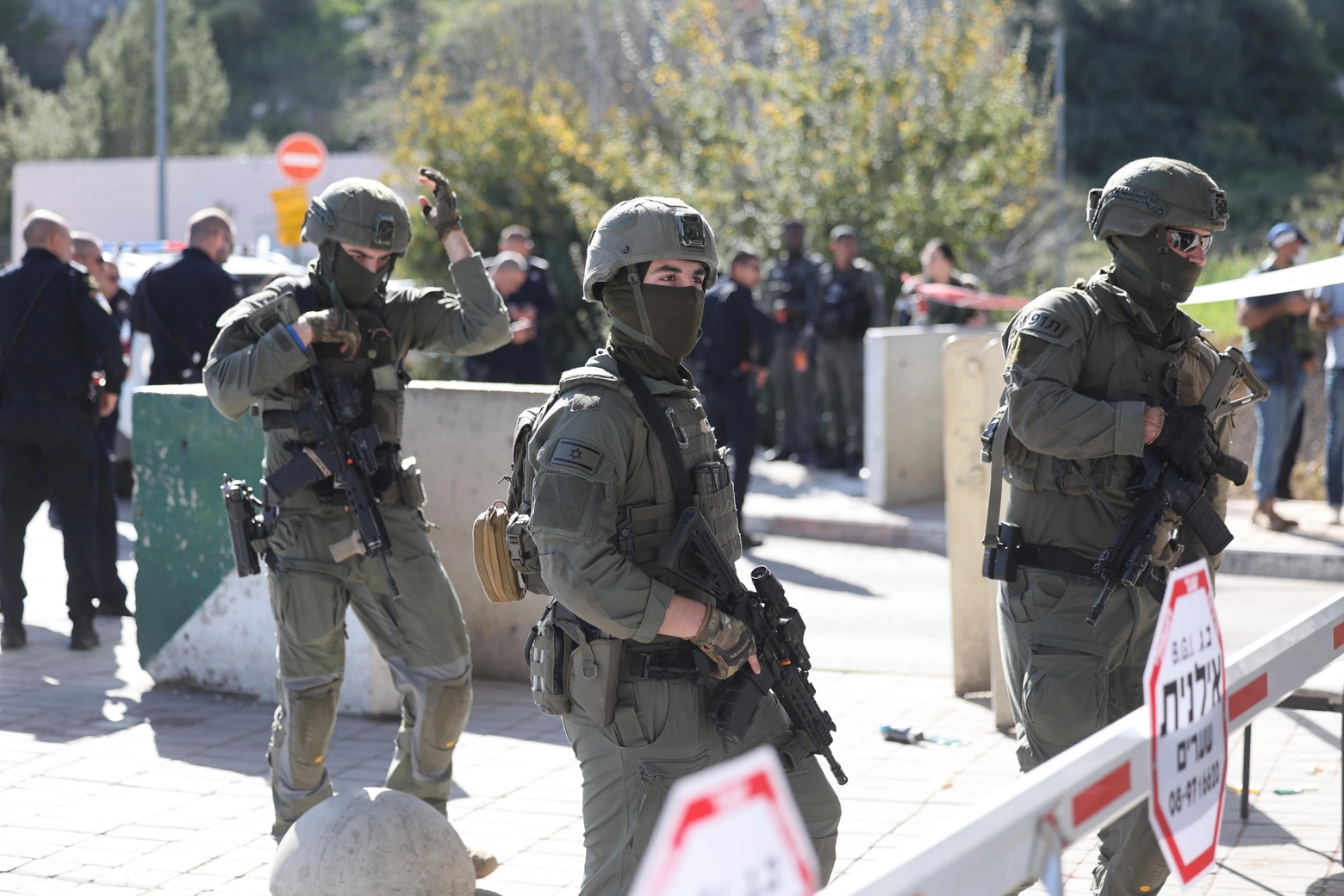 Forze di sicurezza israeliane (Ansa)