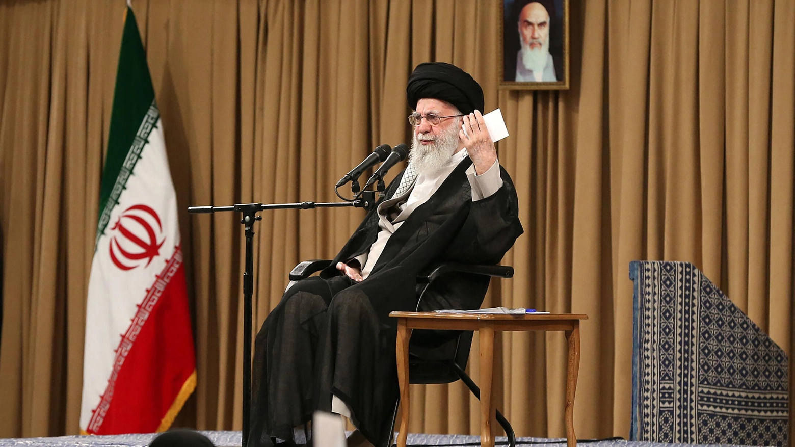 L’ayatollah Ali Khamenei, Guida Suprema iraniana (Ansa)