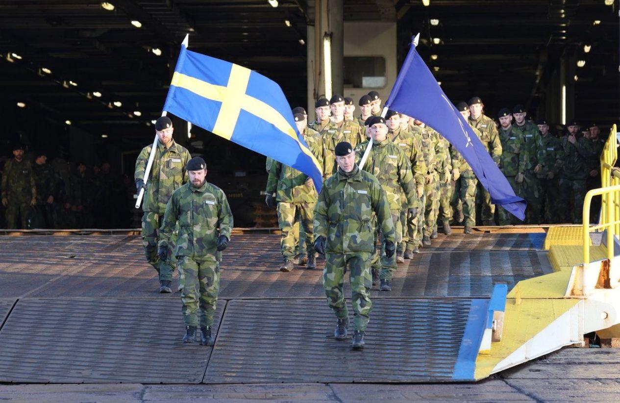 Un contingente svedese si aggrega alla brigata multinazionale della Nato in Lettonia