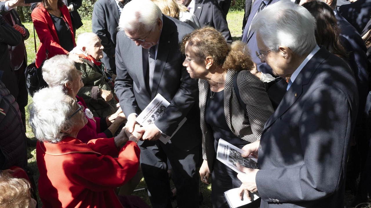 "Siamo qui oggi uniti nel dolore, ma anche in profonda amicizia. Fivizzano, Marzabotto, le Fosse Ardeatine, Sant'Anna di Stazzema,...