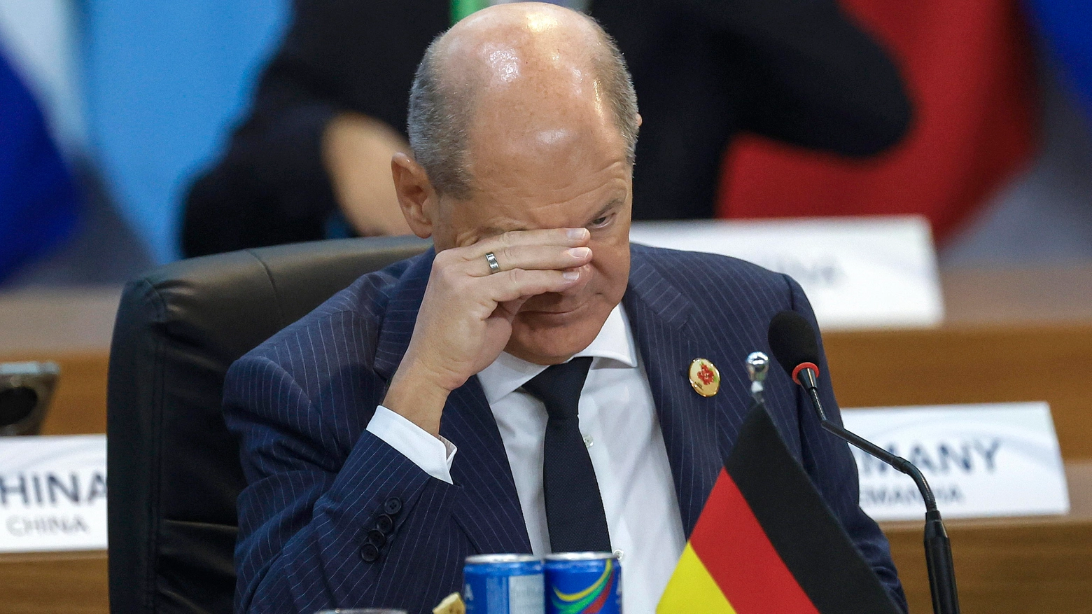 Il cancielliere tedesco Olaf Scholz (foto Ansa)