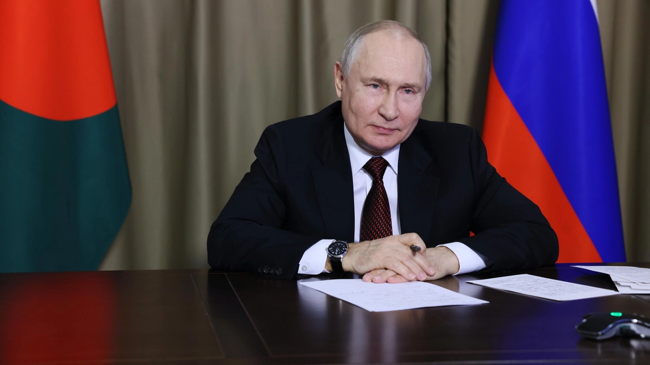 Il presidente russo Vladimir Putin (Ansa)