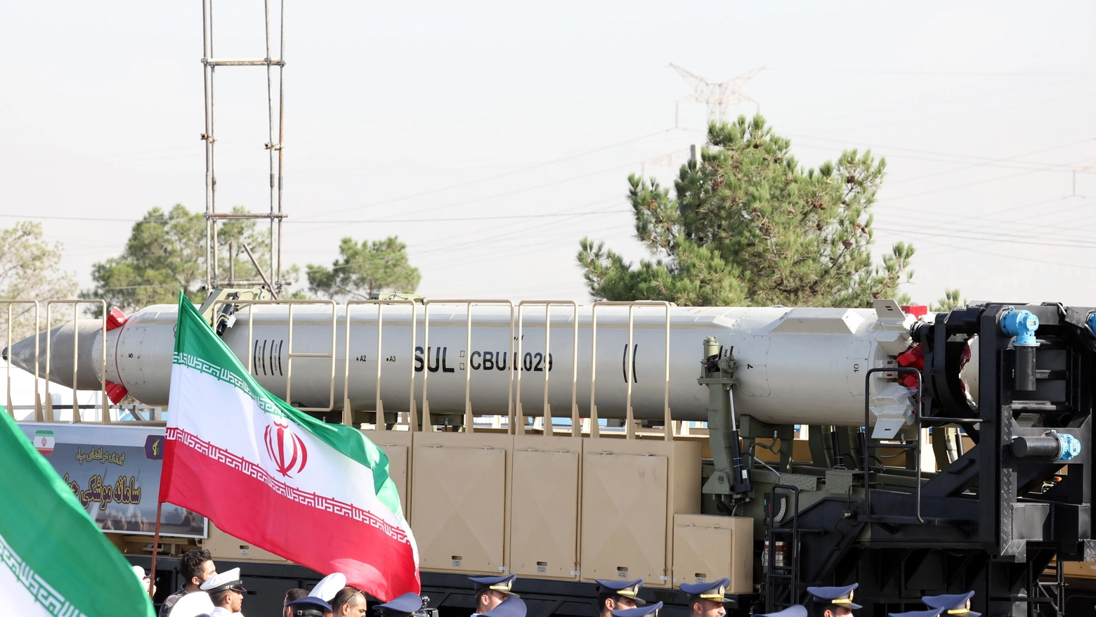 Il nuovo missile iraniano Jihad (AFP)