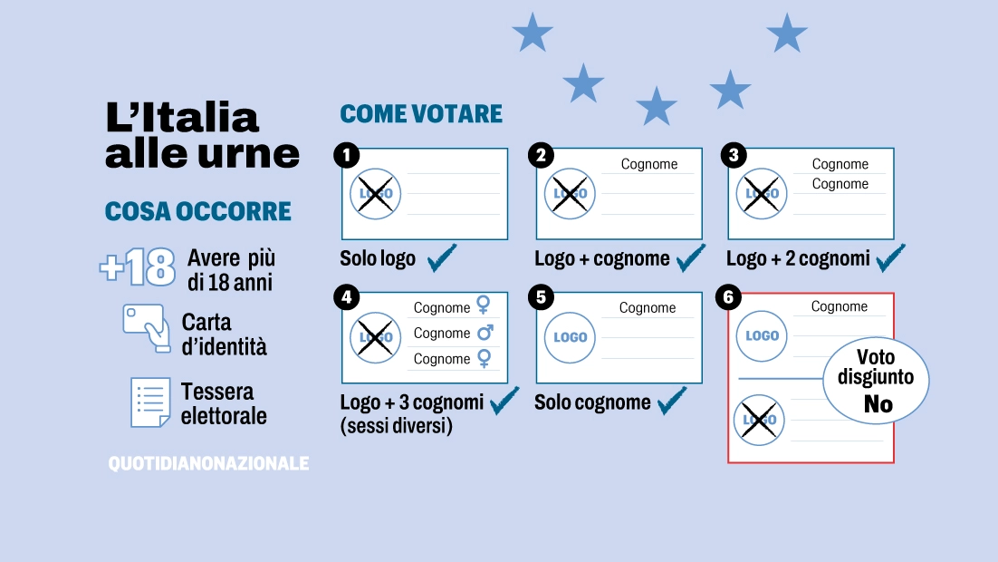 Elezioni europee 2024, simulazioni di voto valido