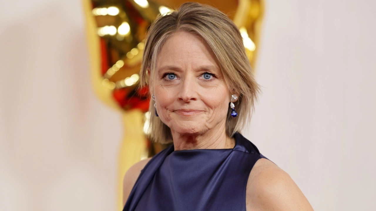 Jodie Foster alla cerimonia degli Oscar 2024