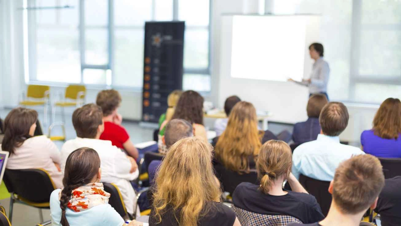 Studenti a lezione