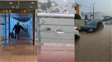 Barcellona allagata: almeno 70 voli cancellati peril maltempo, stop ai treni. Notizie in diretta