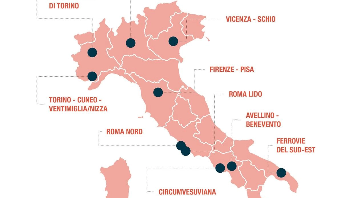 Pendolaria, aumentano le linee ferroviarie disagiate,7 nuove