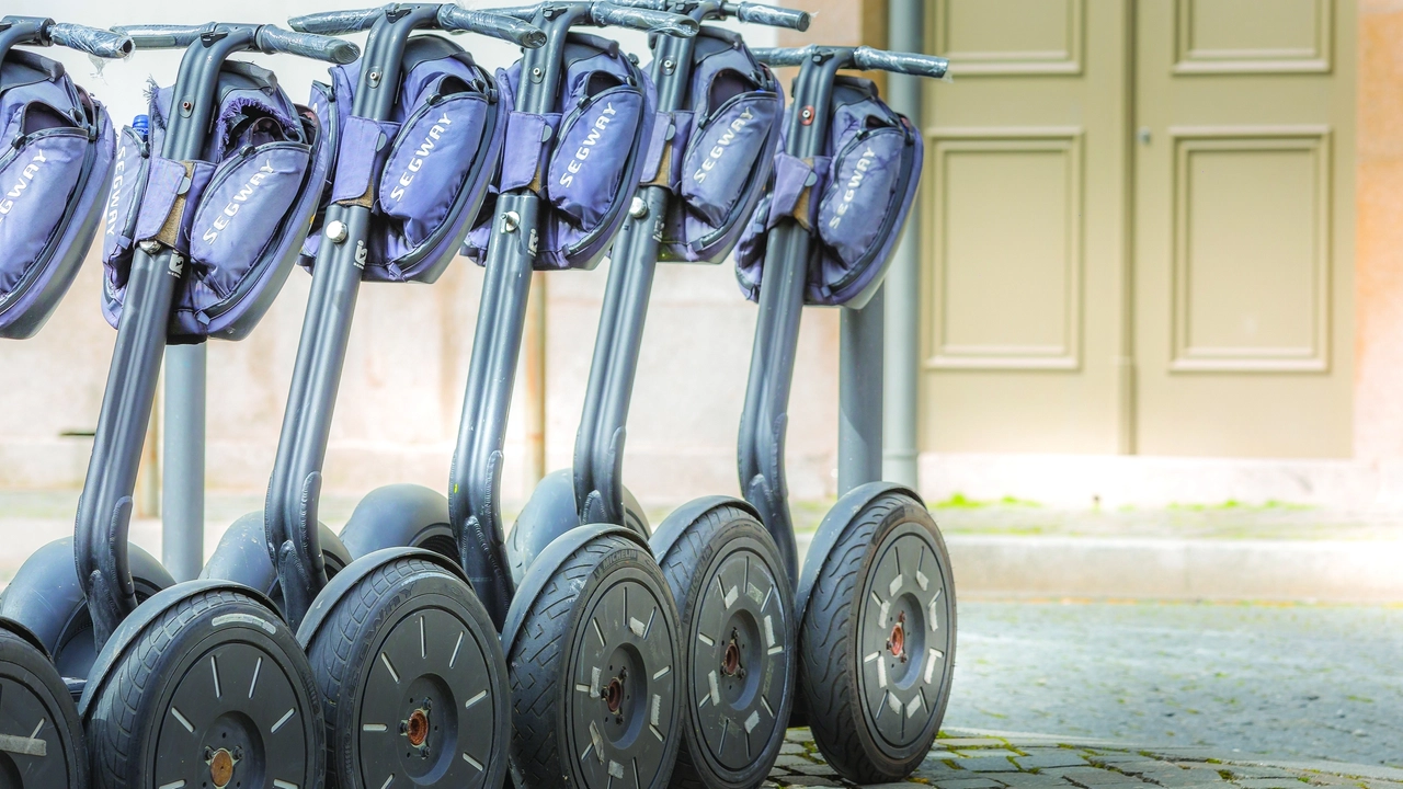 Il segway, mezzo sofisticato da guidare però con facilità