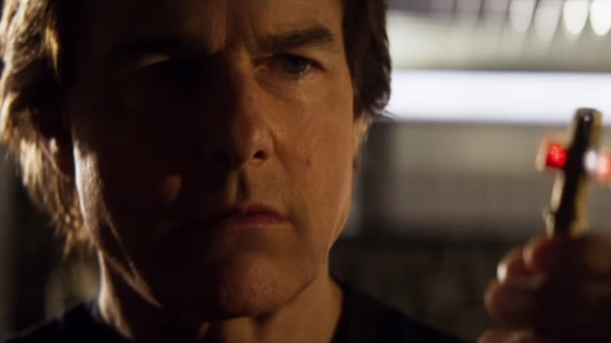 Cattura immagine del trailer di Missin Impossible dal profilo social di Tom Cruise