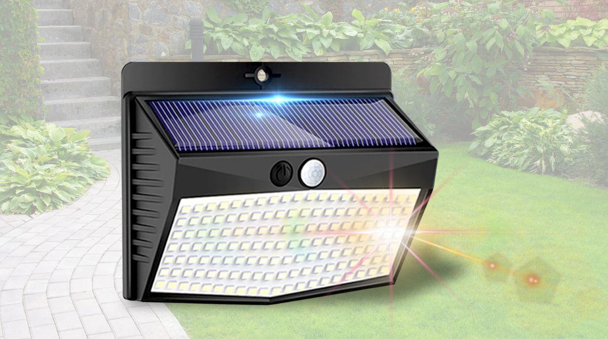 Solo 10€ per un giardino sempre illuminato, con il Faretto a Luce Solare LED Peasur