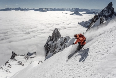 Sci estremo a Courmayeur