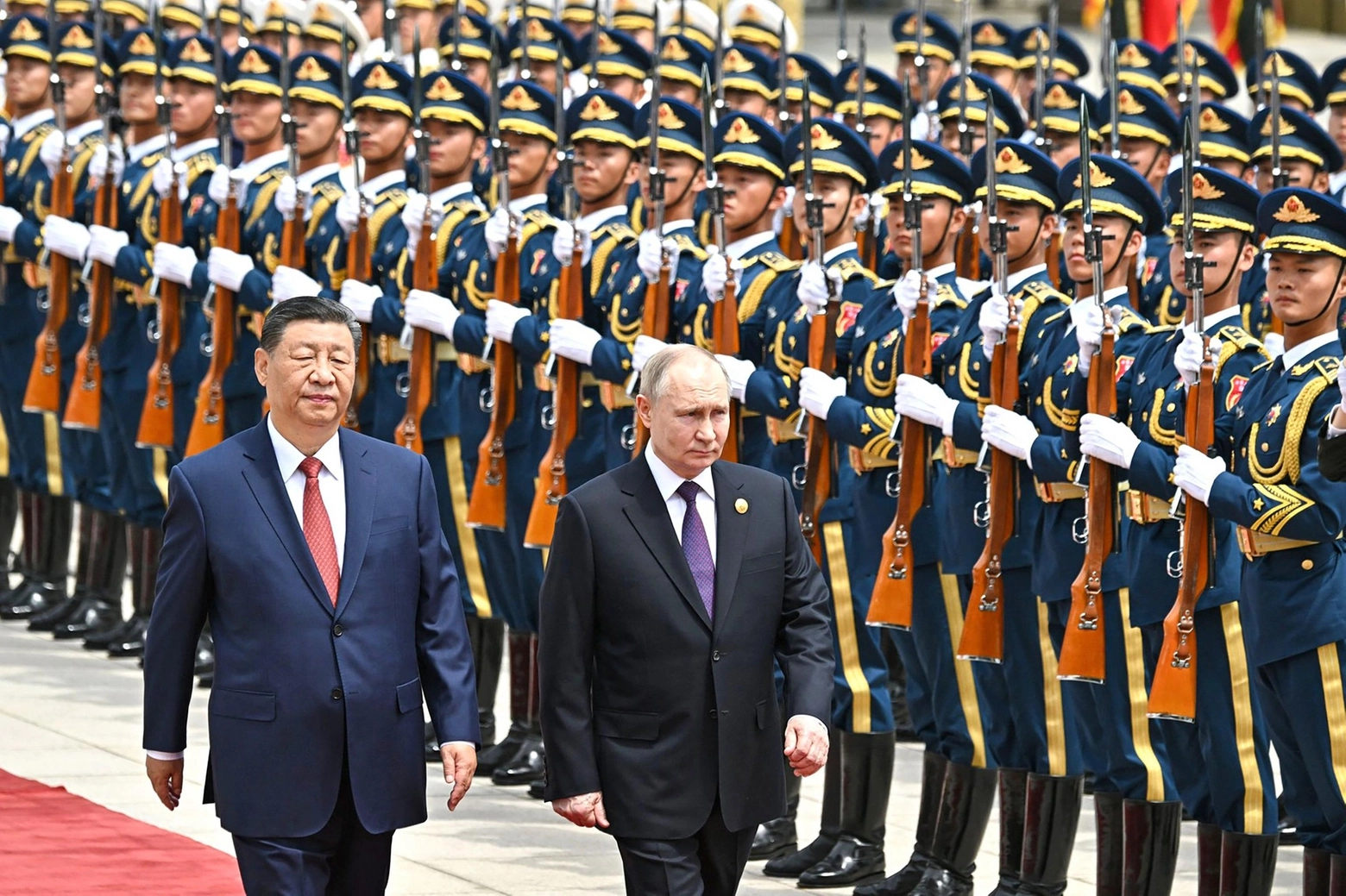 Xi Jinping e Vladimir Putin a Pechino
