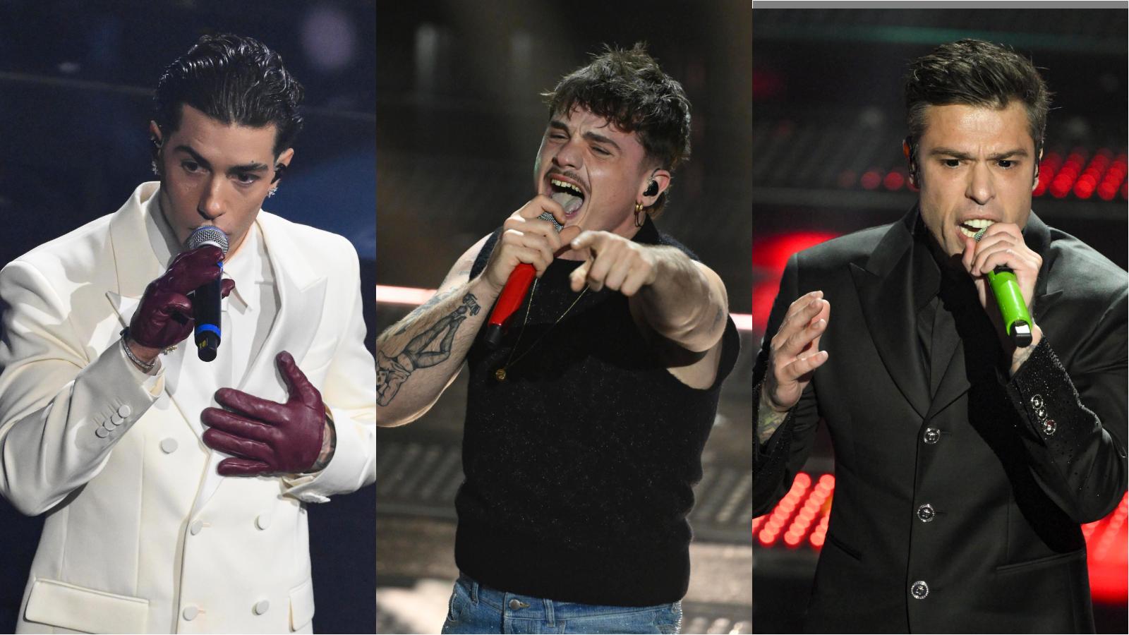 La top 3 di Sanremo 2025 su TikTok: Tony Effe, Olly e Fedez