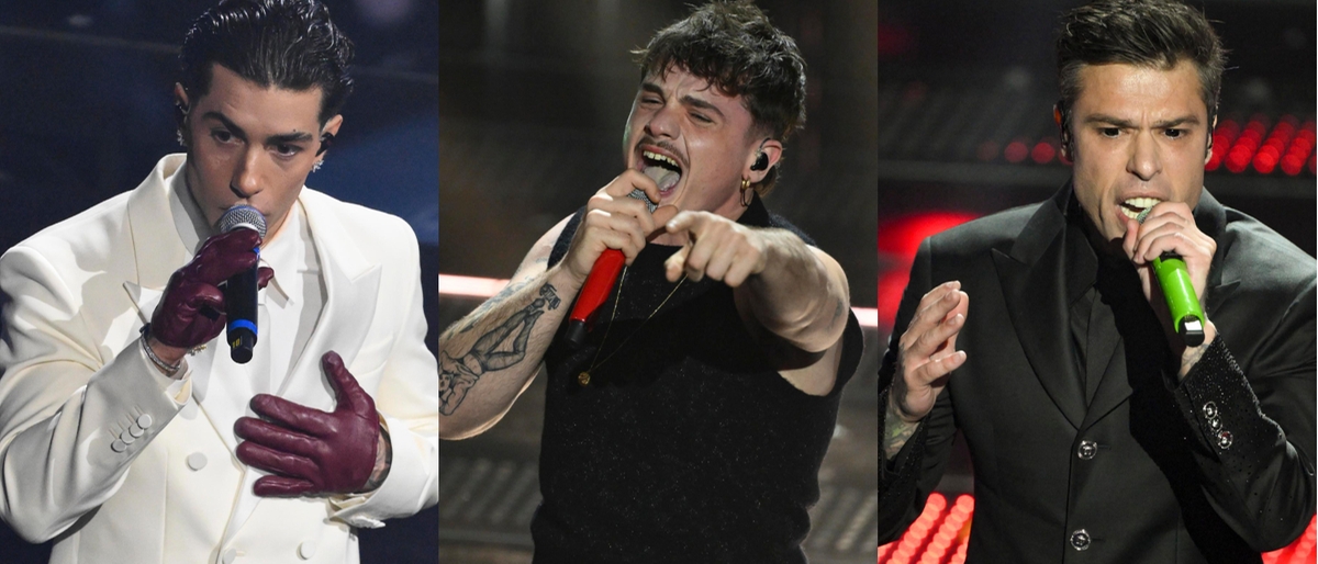 La top 3 di Sanremo 2025 su TikTok: Tony Effe, Olly e Fedez