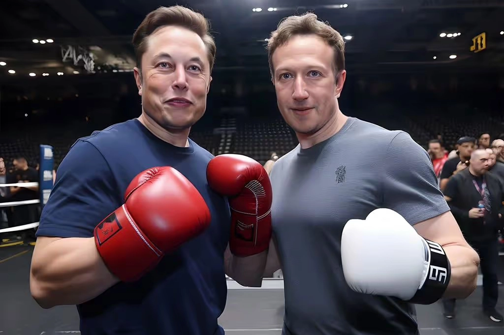 Elon Musk e Mark Zuckerberg