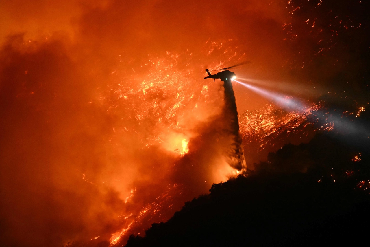 L'incendio più grande a Palisades