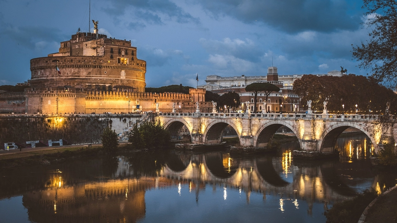 Una veduta di Castel Sant'Angelo