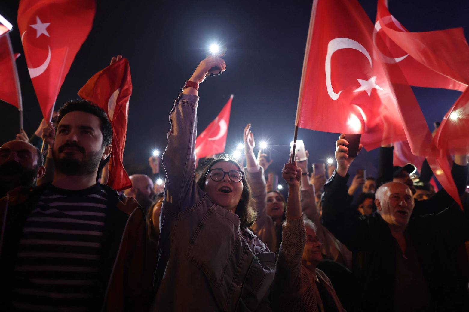 A Istanbul si festeggia il risultato elettorale