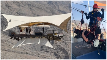 Jais Flight, la zipline più lunga del mondo orgoglio di Ras Al Khaimah / VIDEO