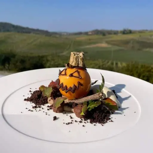 Caco, crema di castagne e tartufo