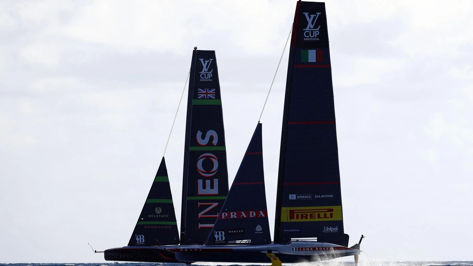 Finale Vuitton Cup: Luna Rossa rompe, Ineos avanti 4-3