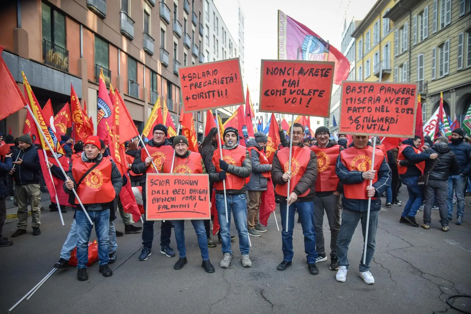 Sciopero dei metalmeccanici: Fim, Fiom e Uilm annunciano 8 ore di fermo a febbraio