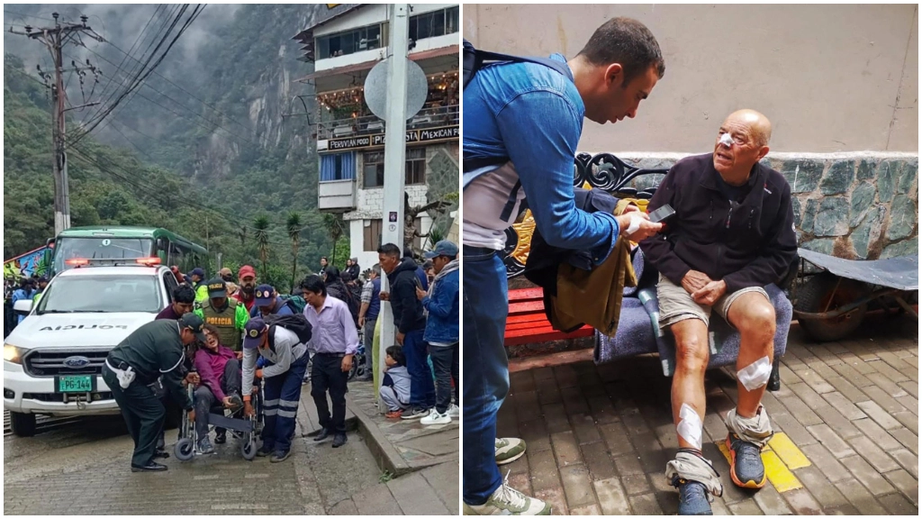 Incidente in Perù, bus precipita vicino a Machu Picchu: coinvolti diversi italiani (foto Ansa)