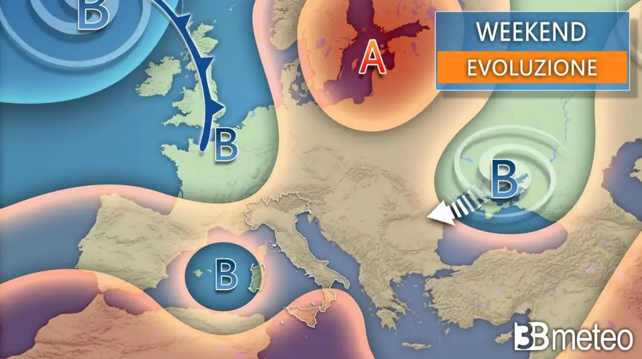 Svolta meteo: freddo e rischio fenomeni estremi. Le aree nel mirino