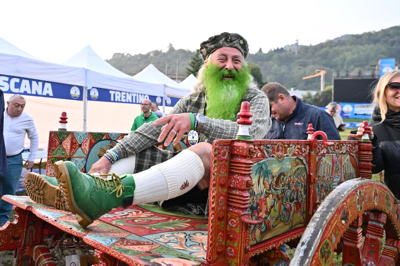 Lega party rally in Pontida