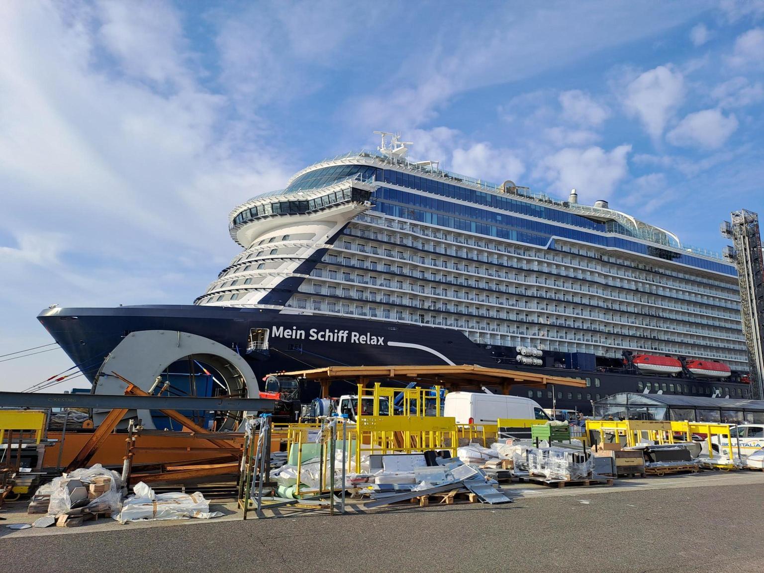 Fincantieri consegna la nave 'Mein Schiff Relax' a TUI Cruises, innovazione e sostenibilità