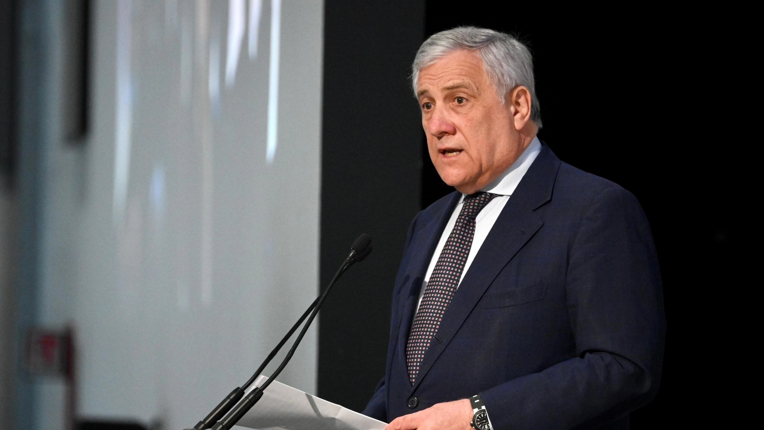 Il ministro degli esteri Tajani
