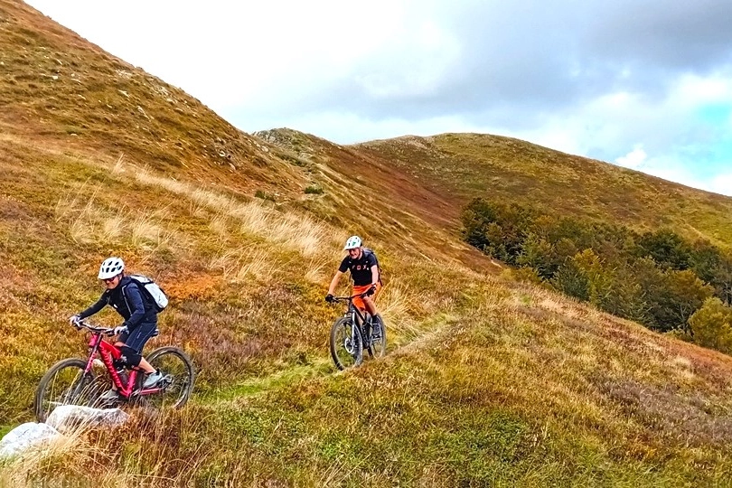 In mountain bike nell'Alta Garfagnana