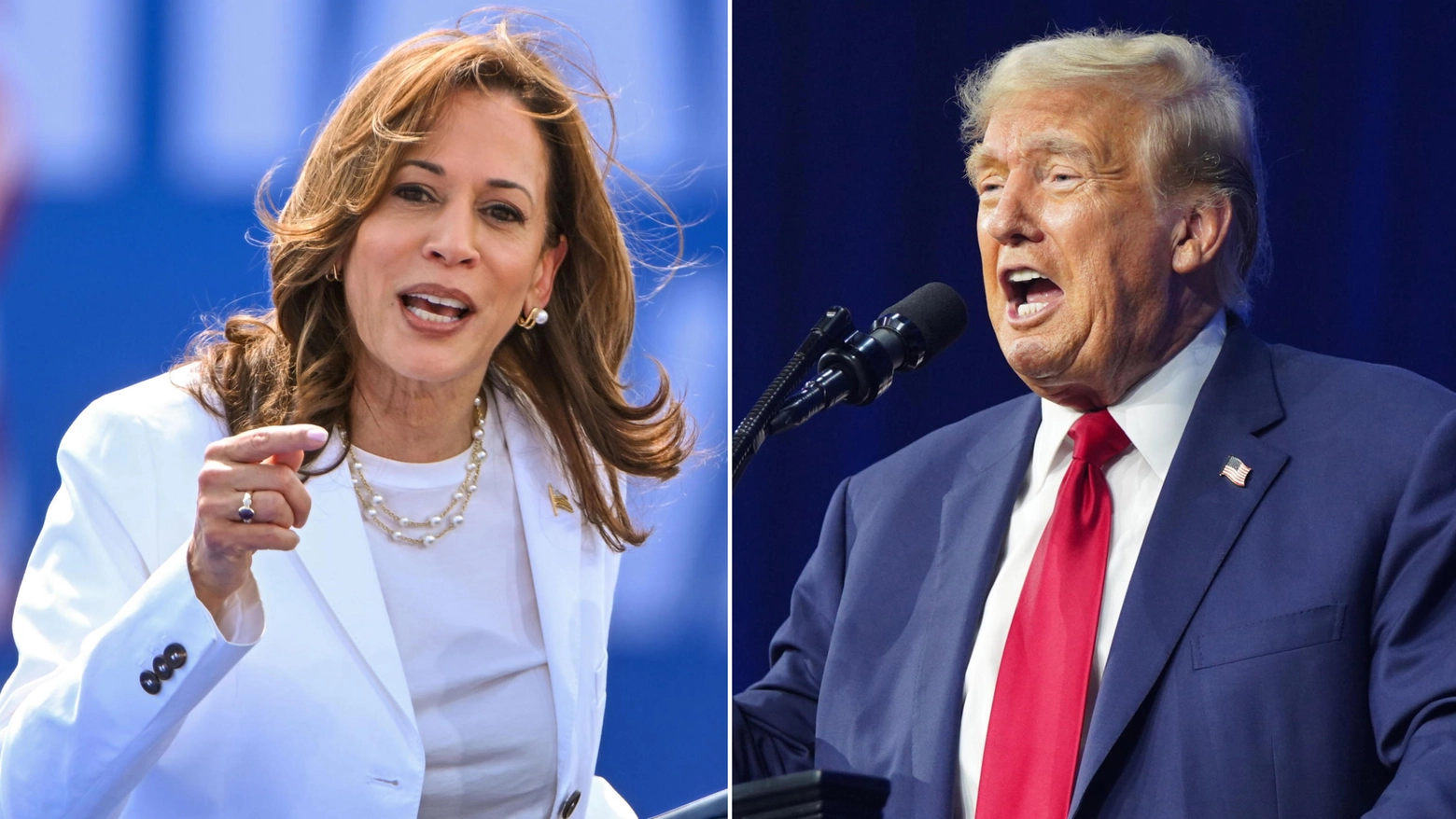 Kamala Harris vs Donald Trump