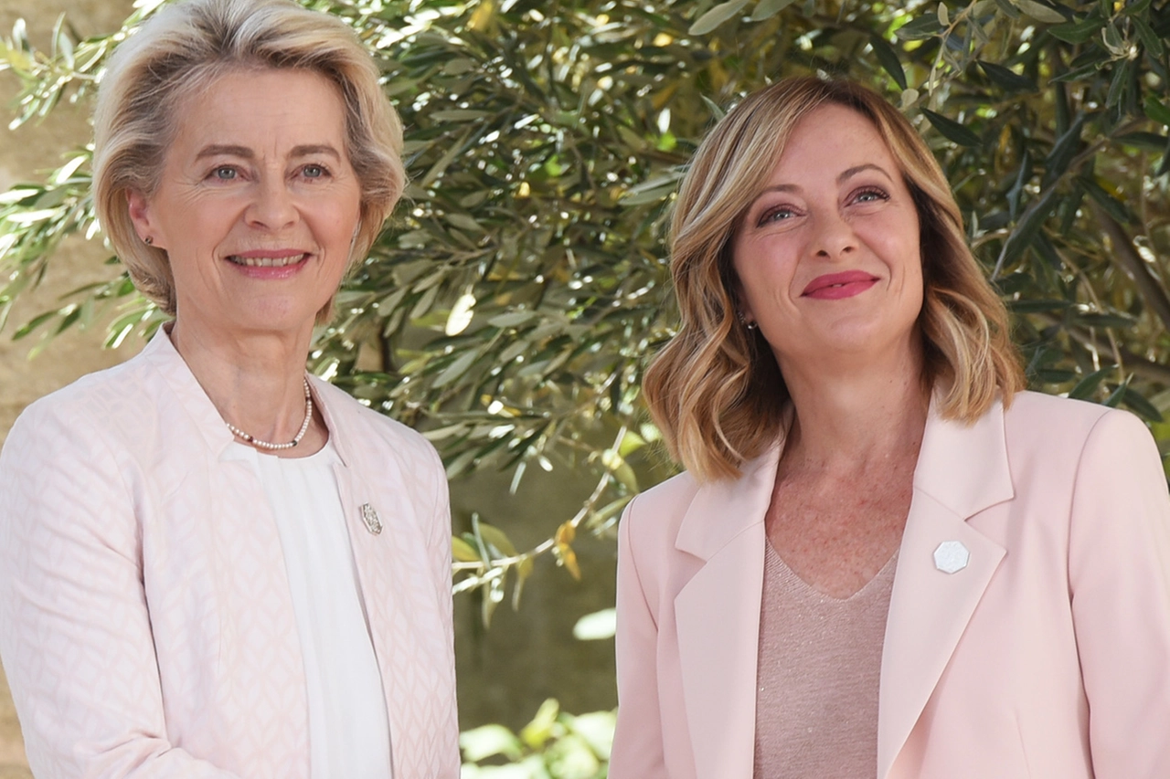 Gioargia Meloni e Ursula von del Leyen