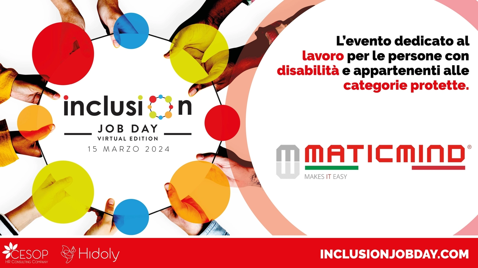Maticmind partecipa all'Inclusion Job Day