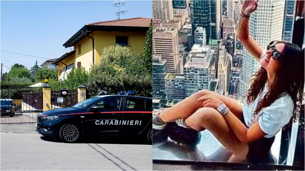 I carabinieri alla villetta durante i sopralluoghi dello scorso mese (foto Ansa)