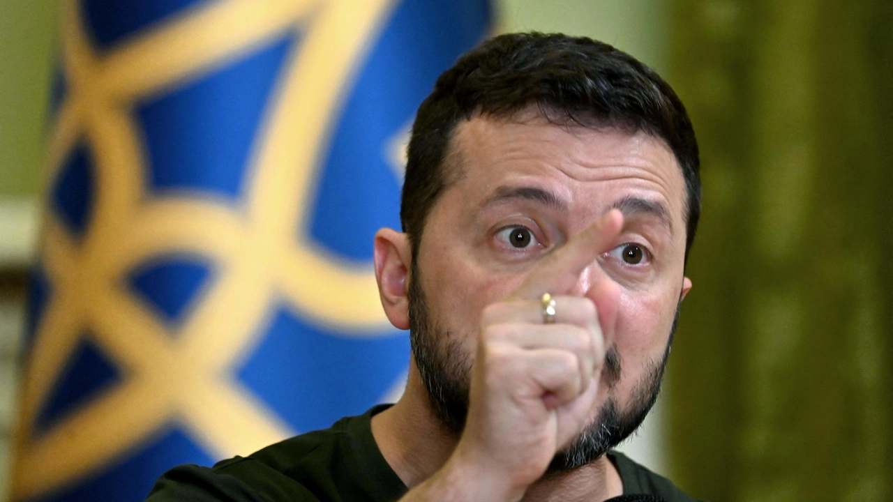 Il presidente ucraina Volodymyr Zelensky (foto Ansa)