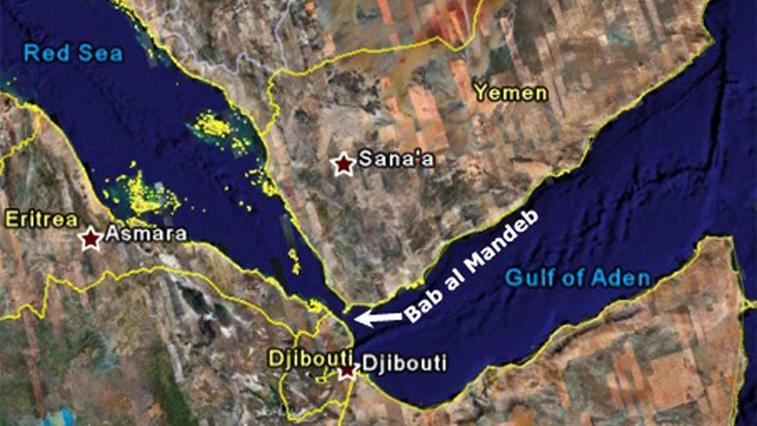 Nave mercantile colpita da missile nel golfo di Aden