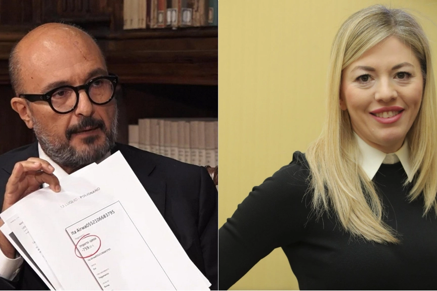 Il ministro Sangiuliano e Maria Rosaria Boccia