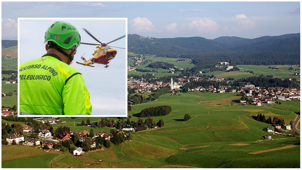 La donna è stata recuperata dal Soccorso Alpino sull'Altopiano di Asiago (Vicenza)