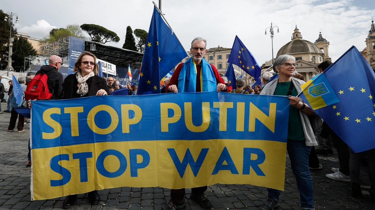 Manifestazione ''Una piazza per l'Europa''