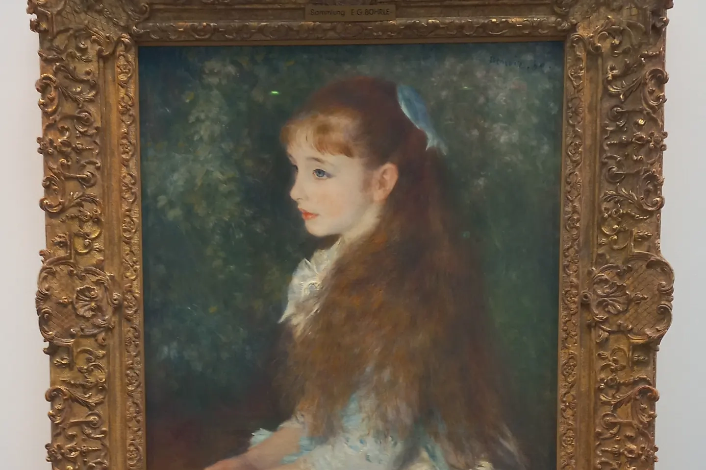 Renoir, ritratto di Irène Cahen alla Kunsthaus