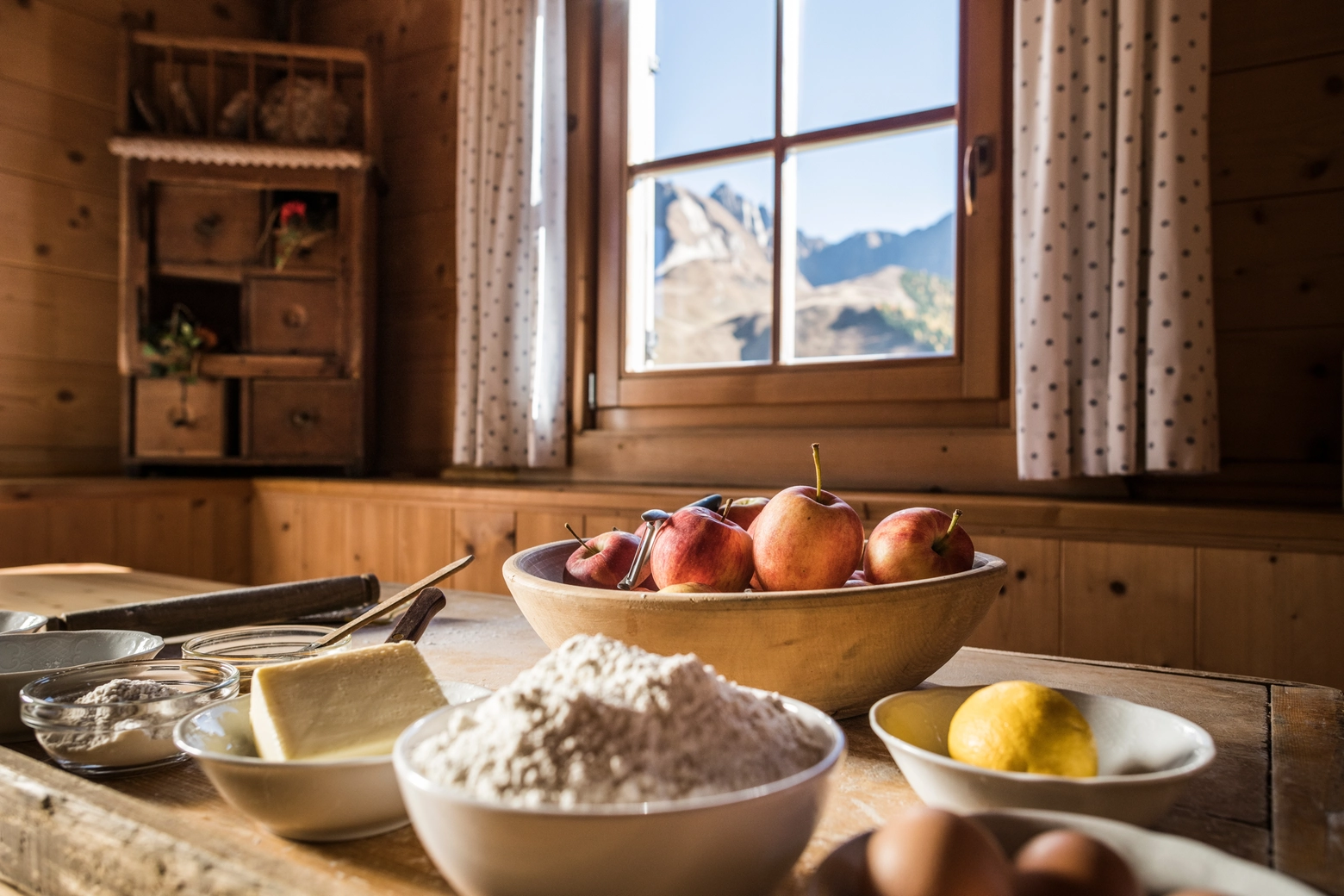 Tutto pronto per preparare lo strudel di mele