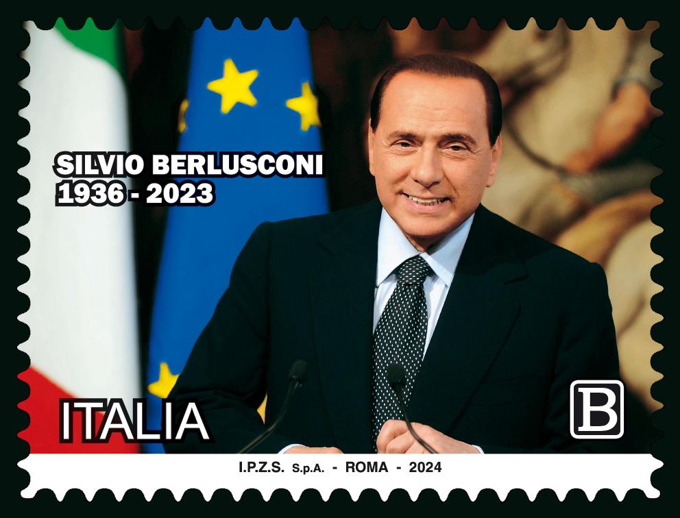 Silvio Berlusconi tra elogi e polemiche. E un francobollo per regalo