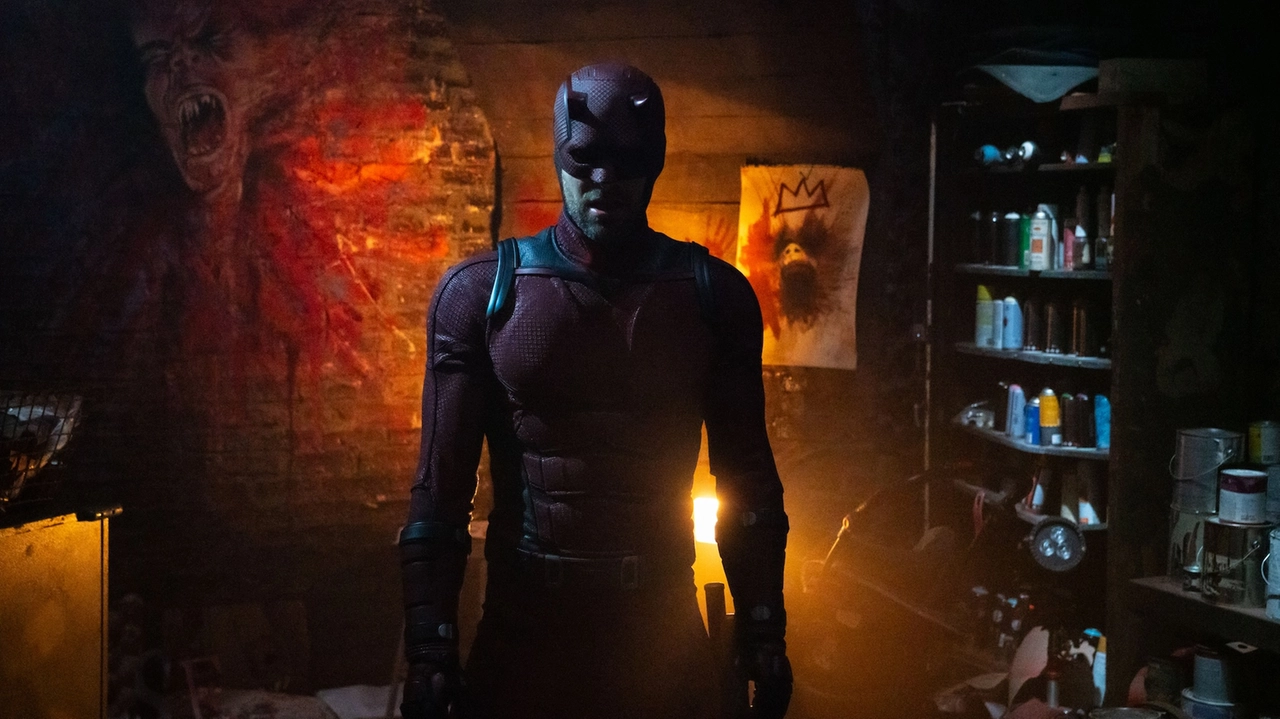 Charlie Cox in una scena di �Daredevil: Rinascita�