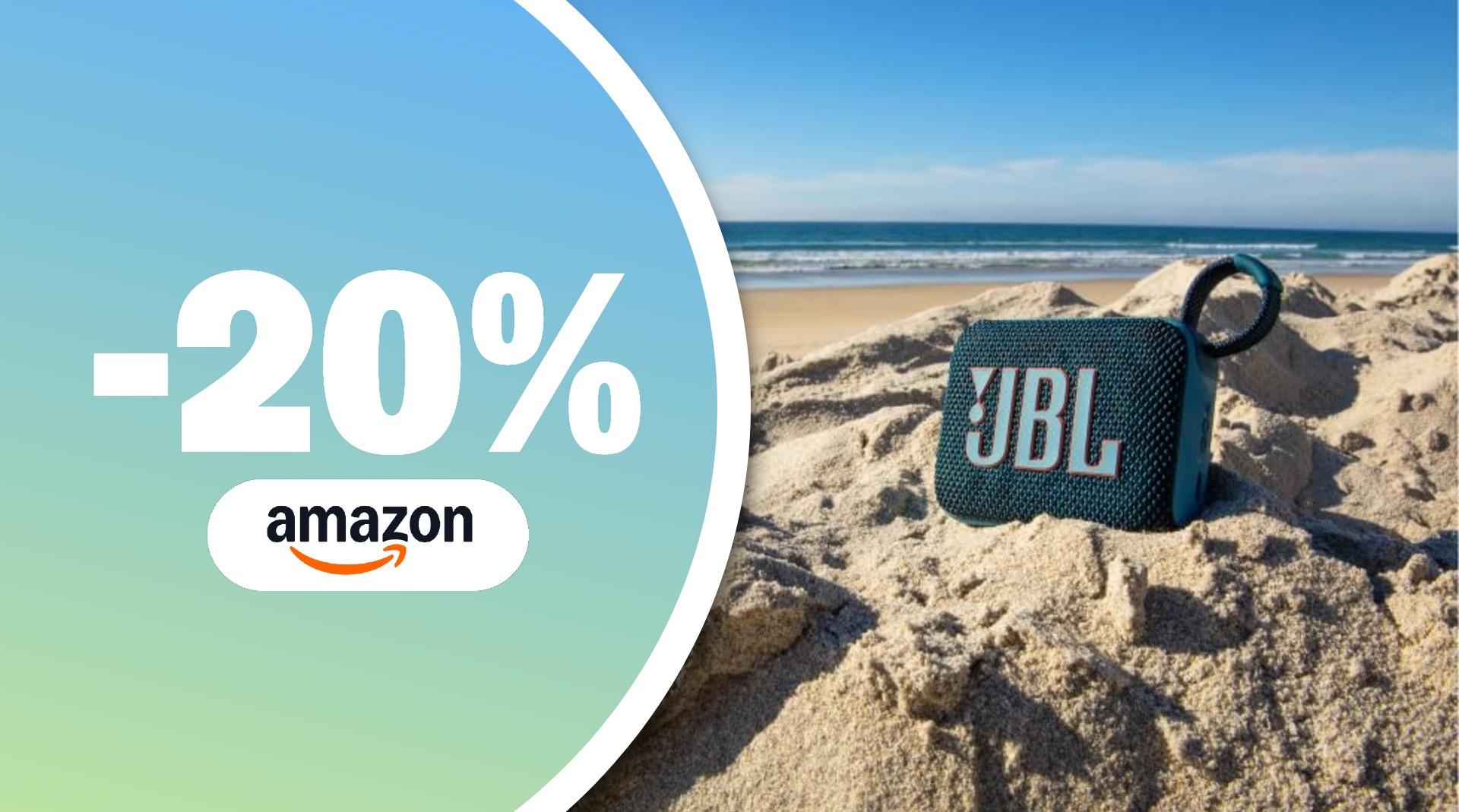 JBL GO 4: in offerta su Amazon il piccolo gigante della musica portatile