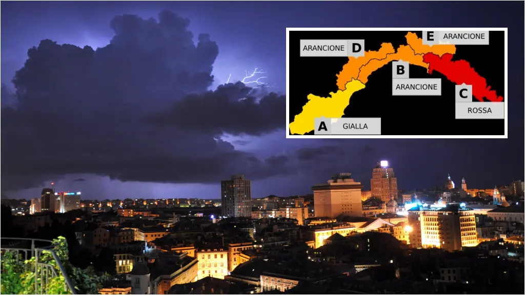 Allerta meteo Genova e Liguria: martedì 8 ottobre il clou del maltempo. “Fino a 250 mm di pioggia”