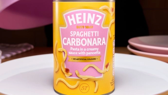 Spaghetti alla carbonara in scatola della Heinz