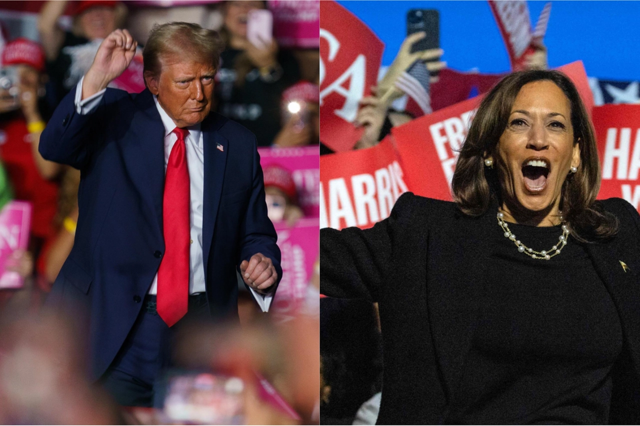 Trump e Harris: parità di voti in New Hampshire